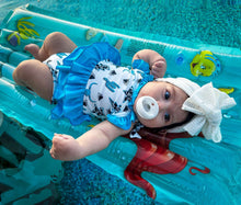 Load image into Gallery viewer, Wild &amp; Western Ruffled Swim Suit
