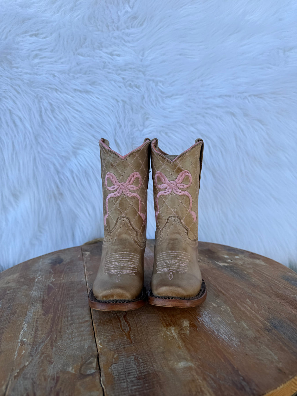 Tan Bow Tanner Mark Boots