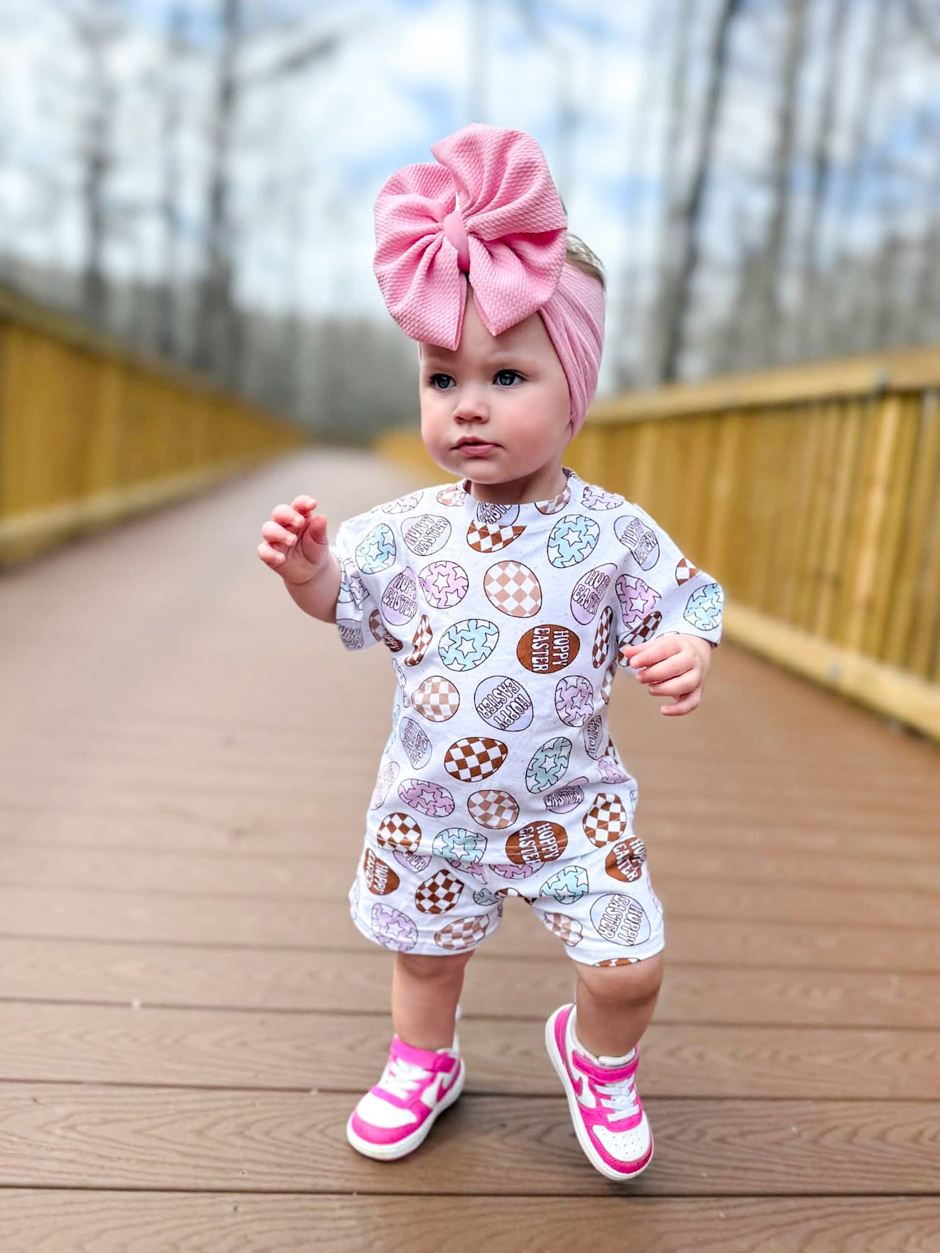 Girls easter short set (FINAL SALE)