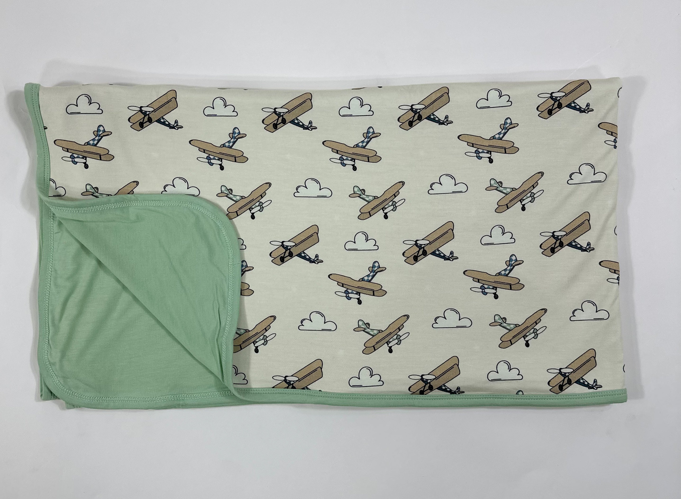Airplane Bamboo Blanket (FINAL SALE)