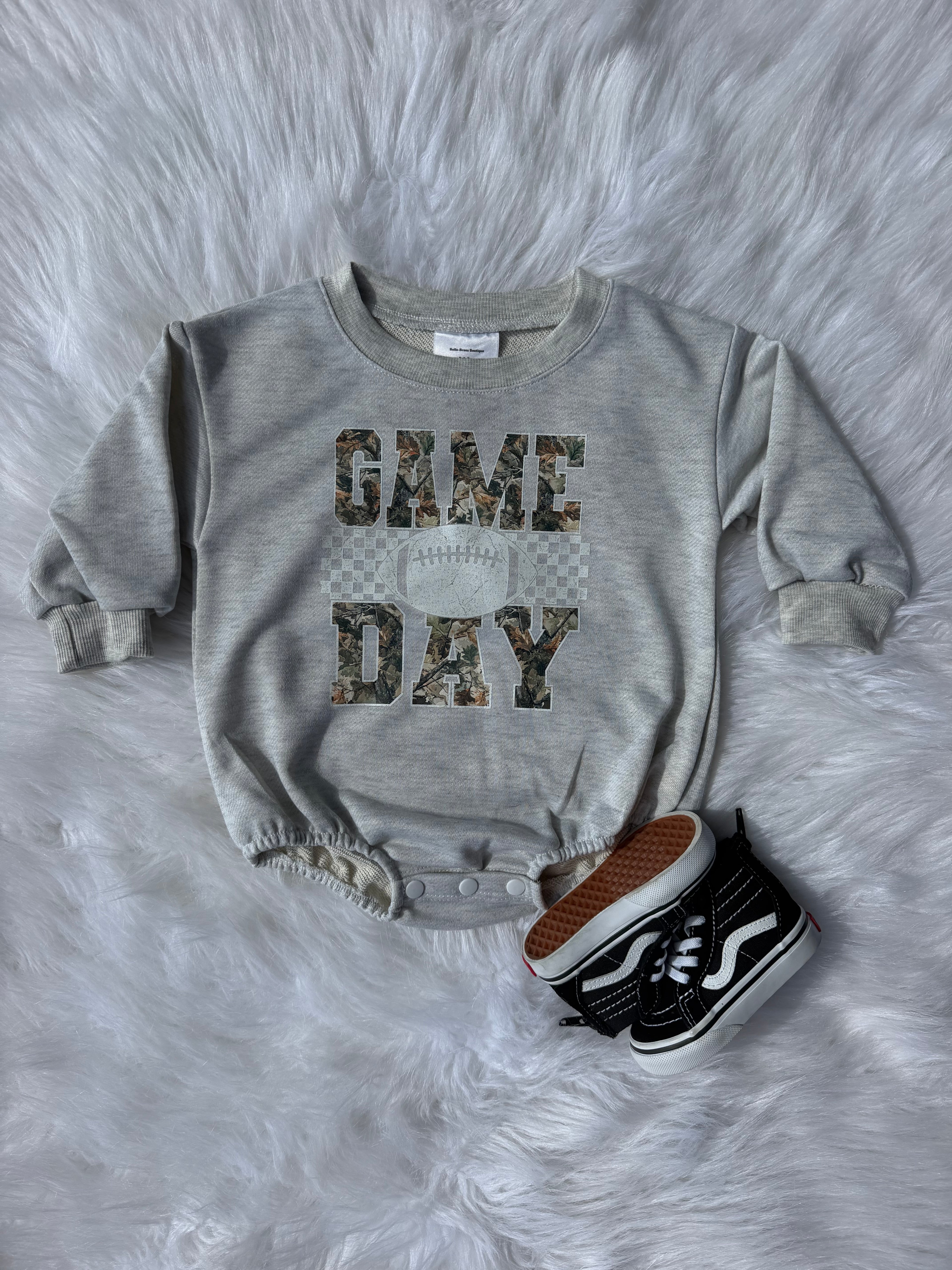 Camo Game Day Bubble/Tshirt