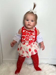 Valentine Hearts Romper (FINAL SALE)