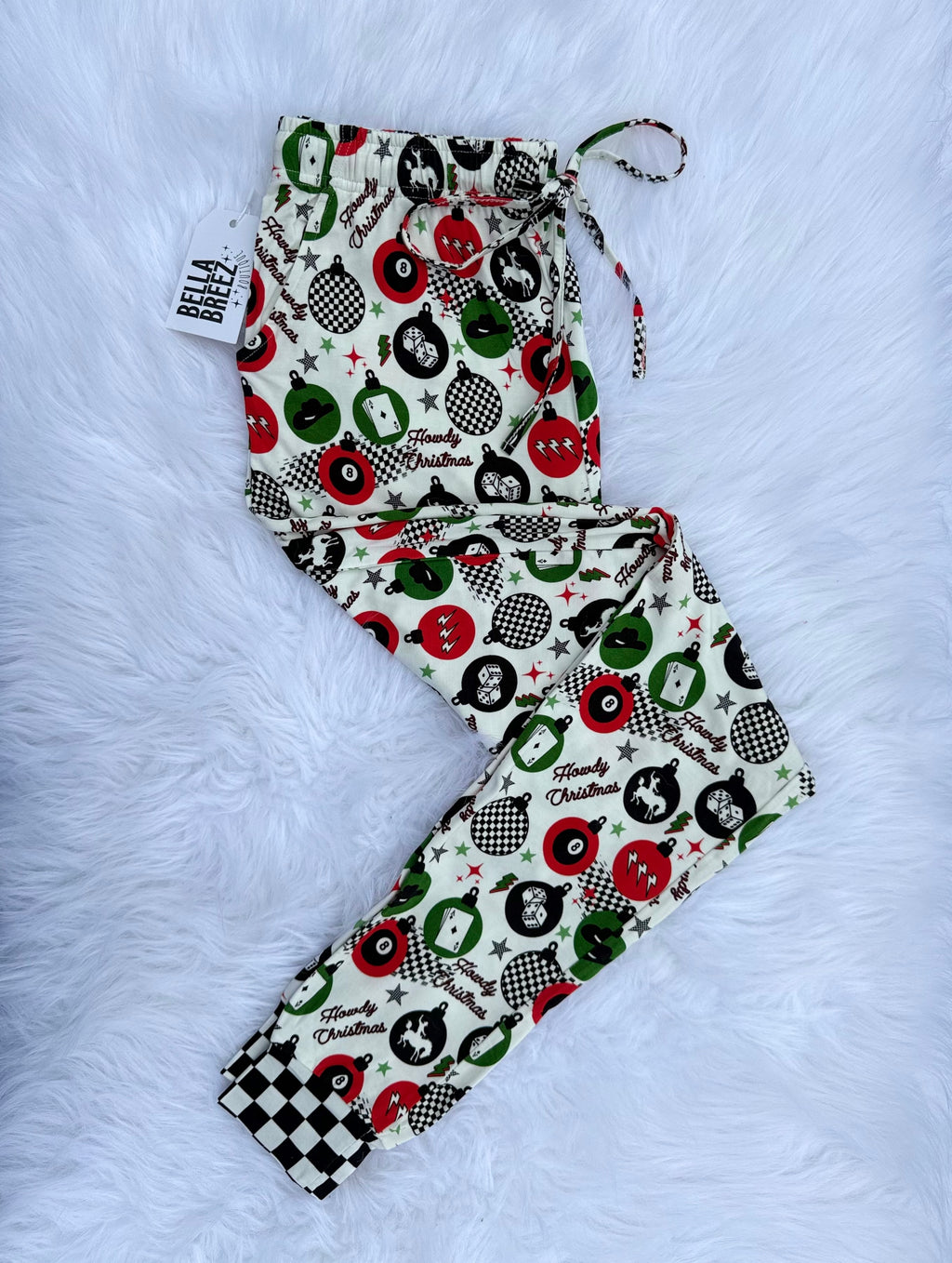 Holly Jolly Rodeo Adult Bamboo Joggers (FINAL SALE)