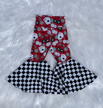 Load image into Gallery viewer, Red Wild Card Double Bell Bottoms
