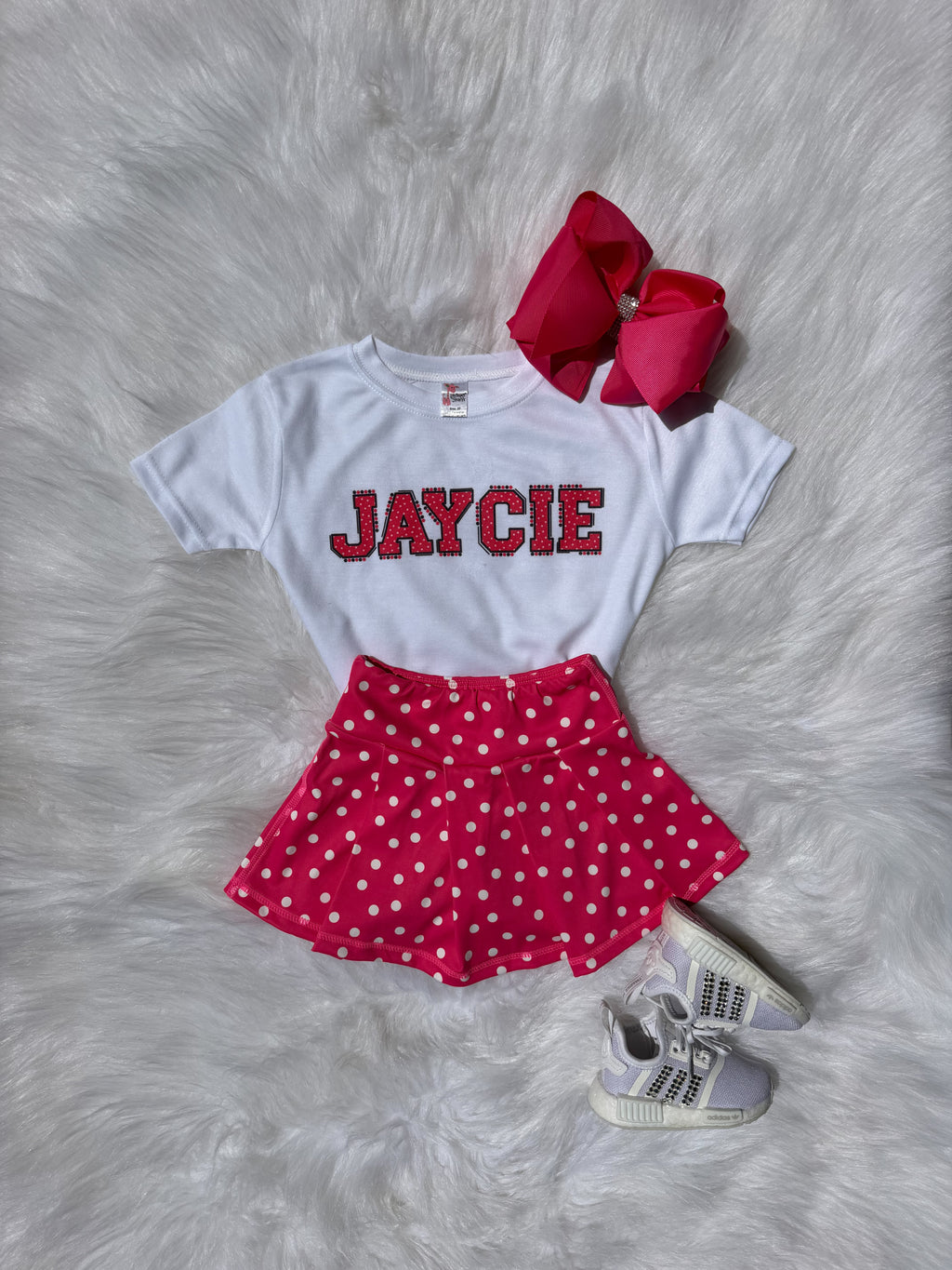 Custom Polka Dot Name Bubbles, T-Shirts & Onesies
