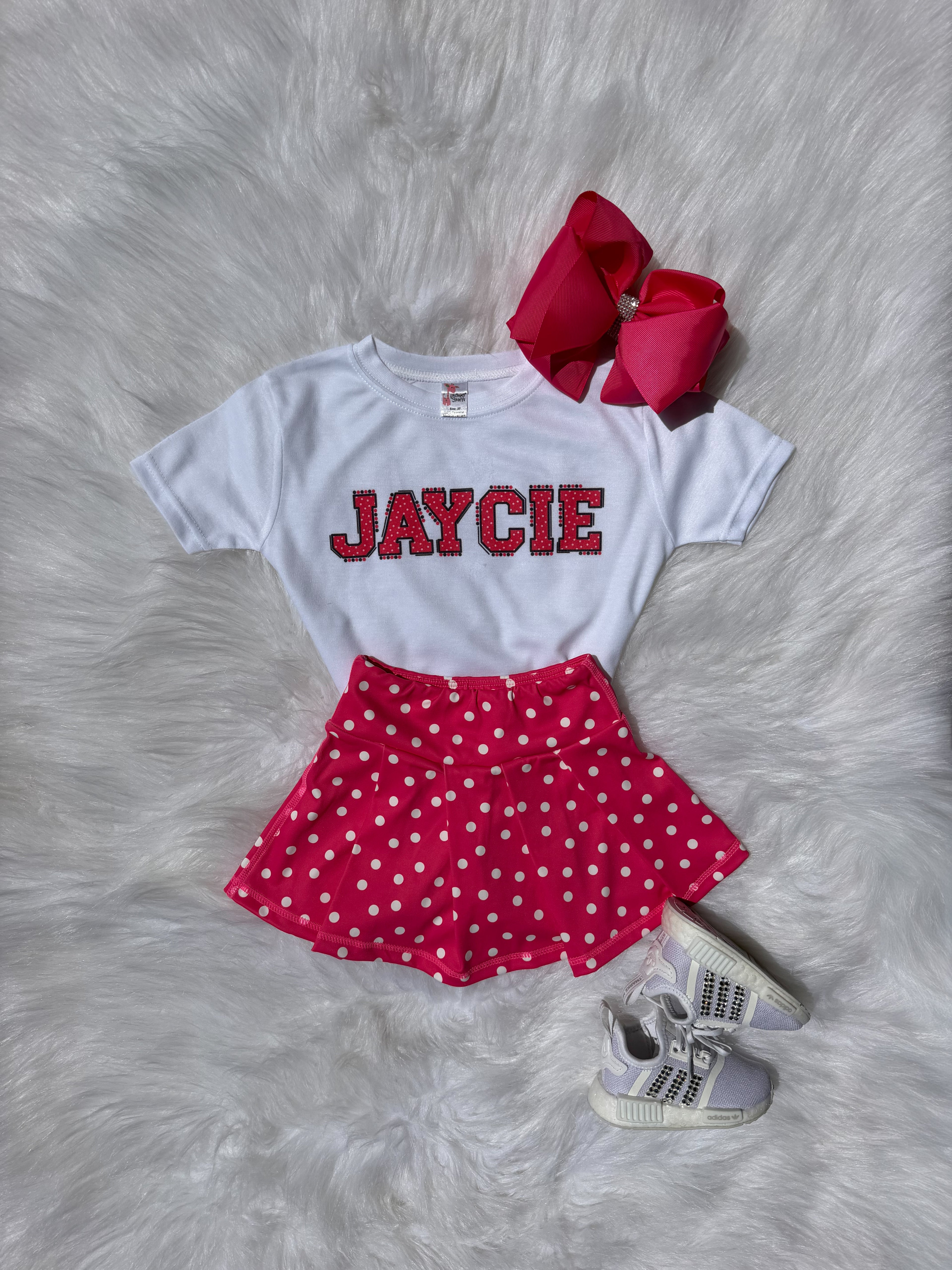 Custom Polka Dot Name Bubbles, T-Shirts & Onesies