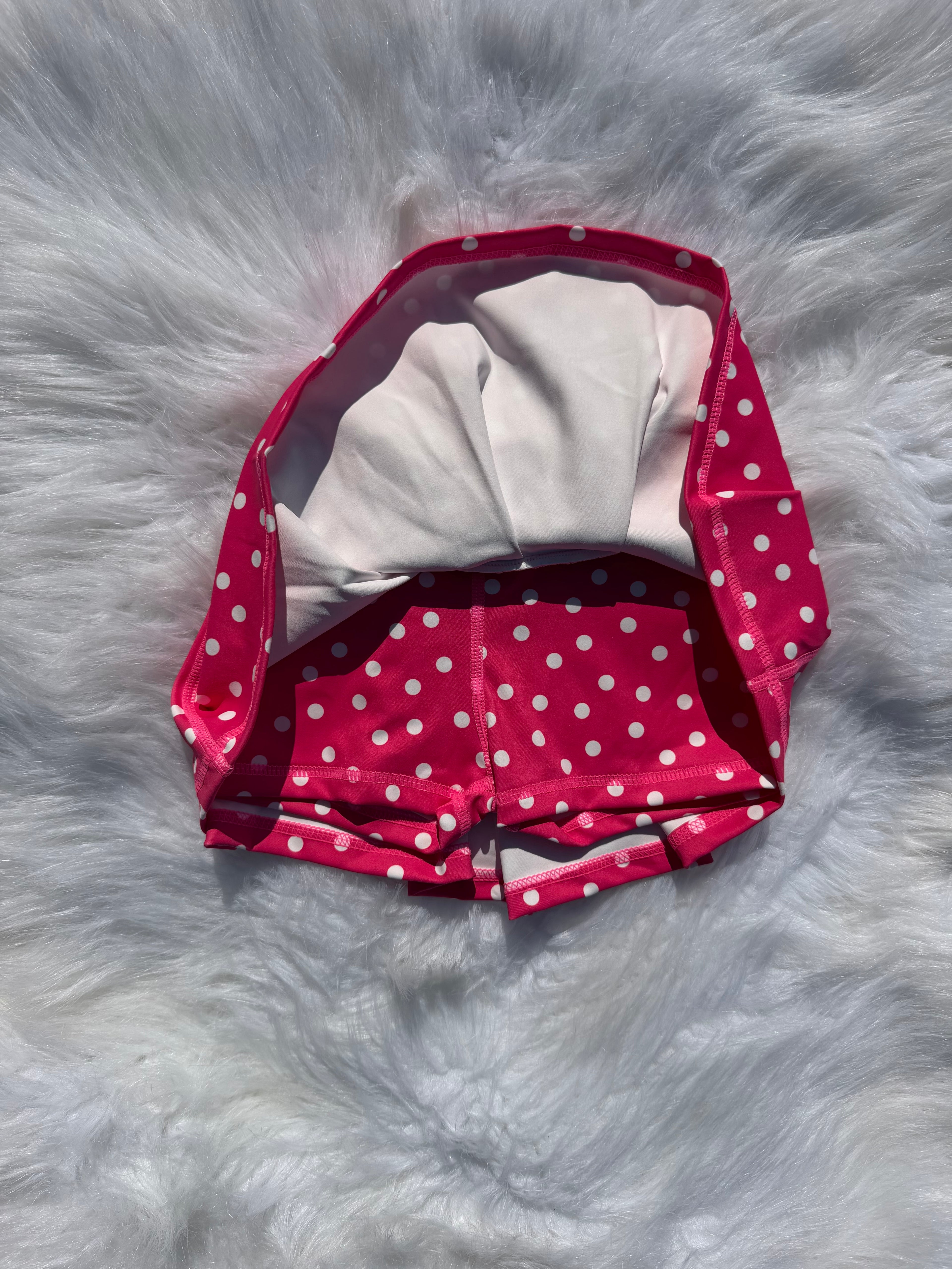 Dotty Darling Athletic Skort