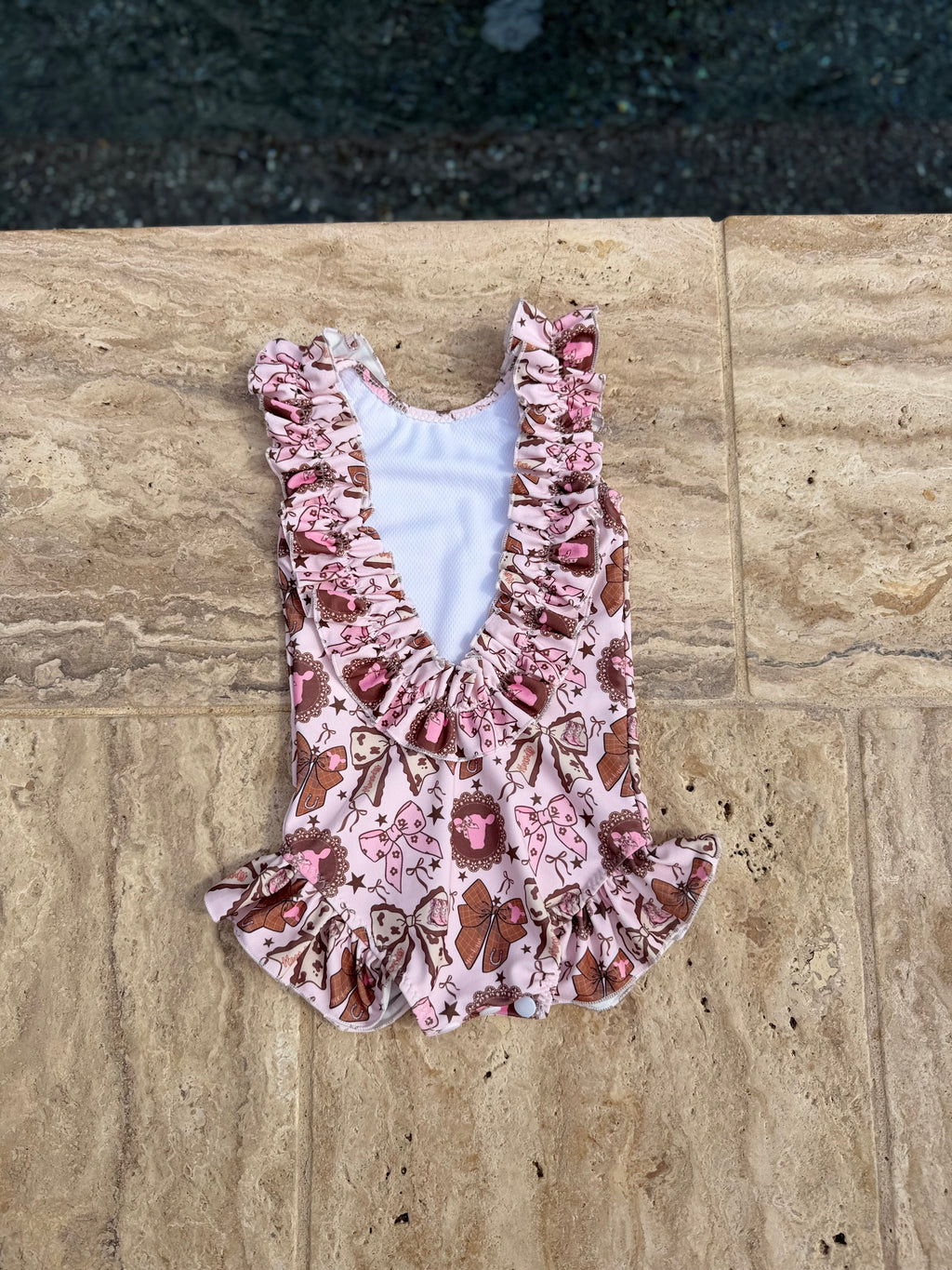 Pink Cows Swim Suit