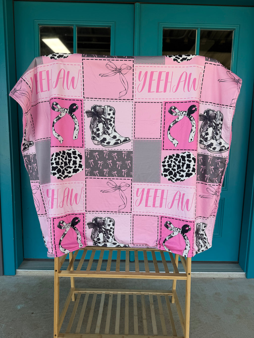 Pink howdy patchwork blankets