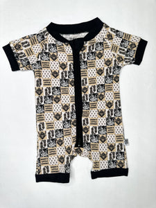 Daddy's Little Cowboy Bamboo Shortie Romper (FINAL SALE)