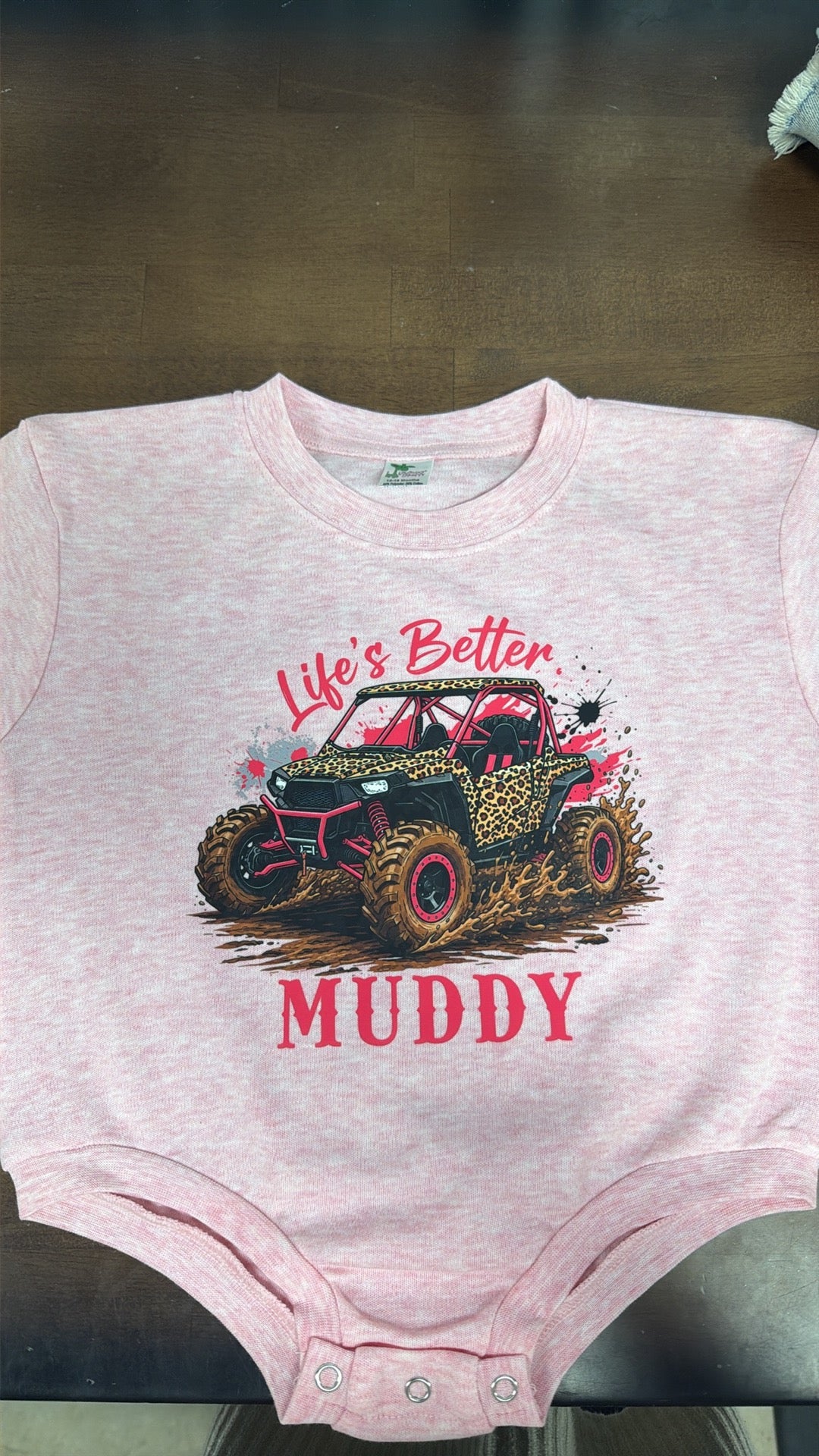 Life is better muddy bubble/tshirts