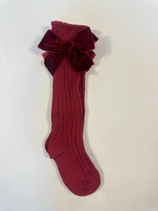 Knee High Bow Socks (FINAL SALE)