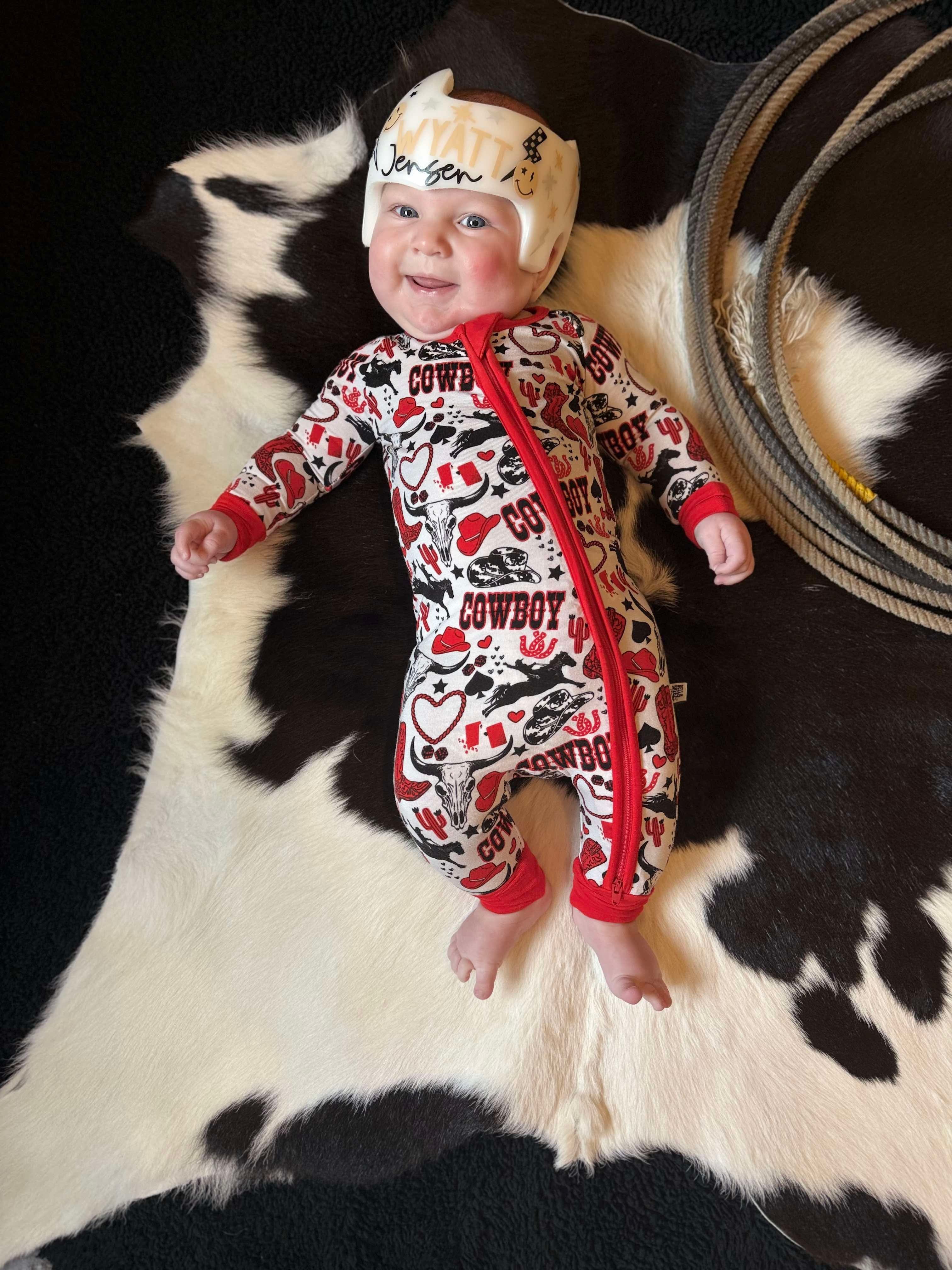 Red Cowboy Bamboo Sleeper READ DESCRIPTION (FINAL SALE)