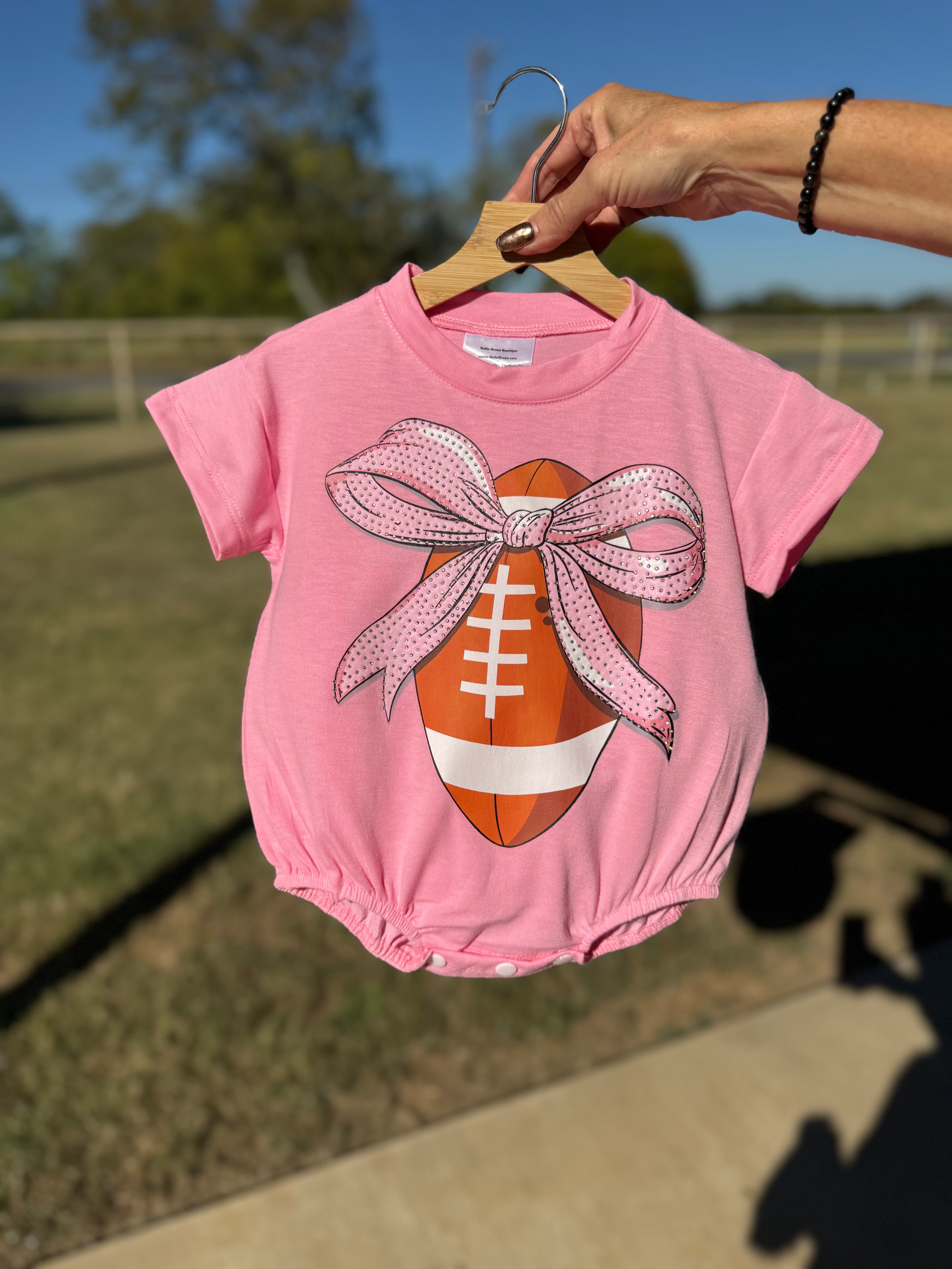 Touchdown Cutie Bubble Romper