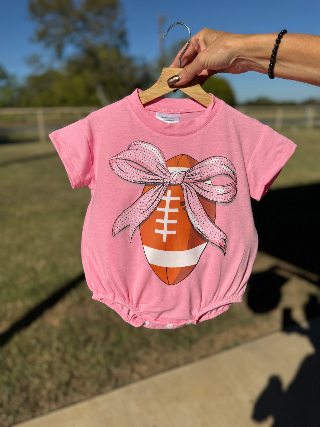 Touchdown Cutie Bubble Romper