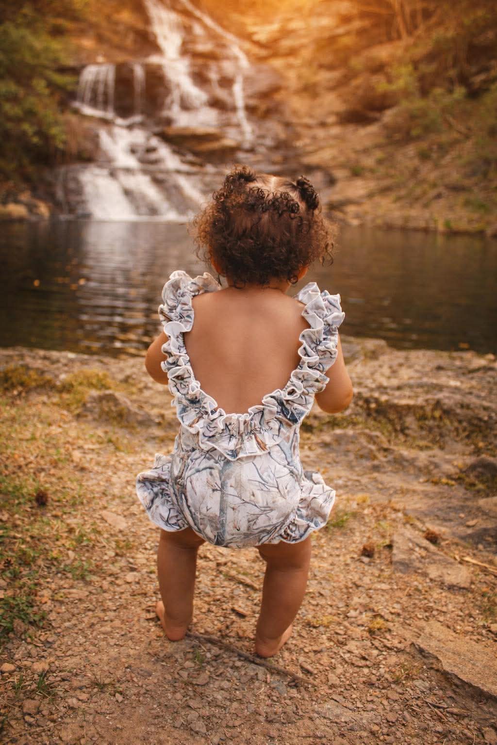 White Timber Swim Suit