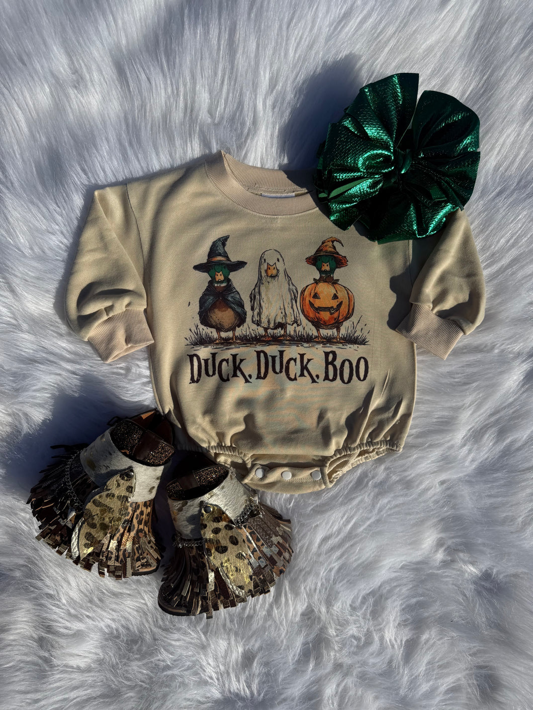 Duck, Duck, Boo Bubble Romper