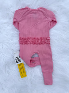 Ballerina Pink Ruffled Bamboo Sleeper