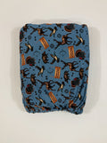 BLUE Bella-Breez Hunting Club Bamboo Crib Sheet (FINAL SALE)
