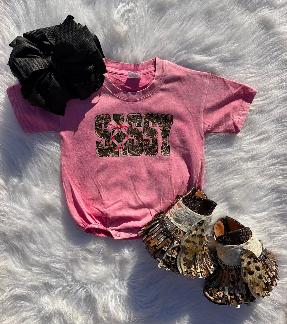 Camo Sassy Bubble/Tee