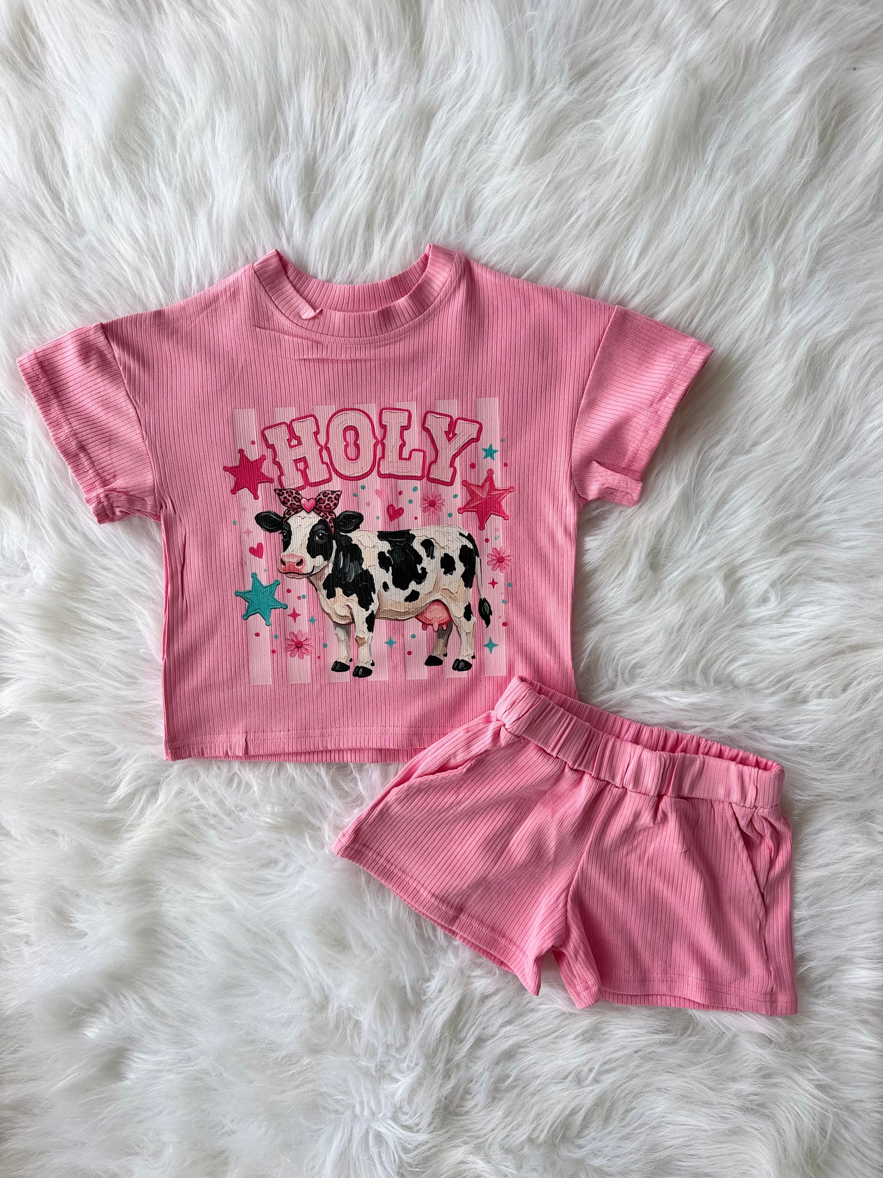 Holy Cow short set