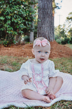 Load image into Gallery viewer, Pretty in pink bows smocked set
