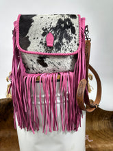 Load image into Gallery viewer, Cowhide Fringe Crossbody
