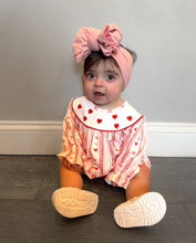 Load image into Gallery viewer, Girls Love Ya Valentines Smocked Girls Set
