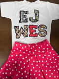 Custom Polka Dot Name Bubbles, T-Shirts & Onesies