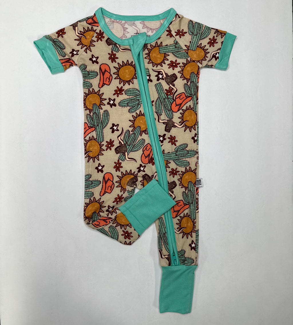 Wild West Short Sleeve Bamboo Sleeper (FINAL SALE)