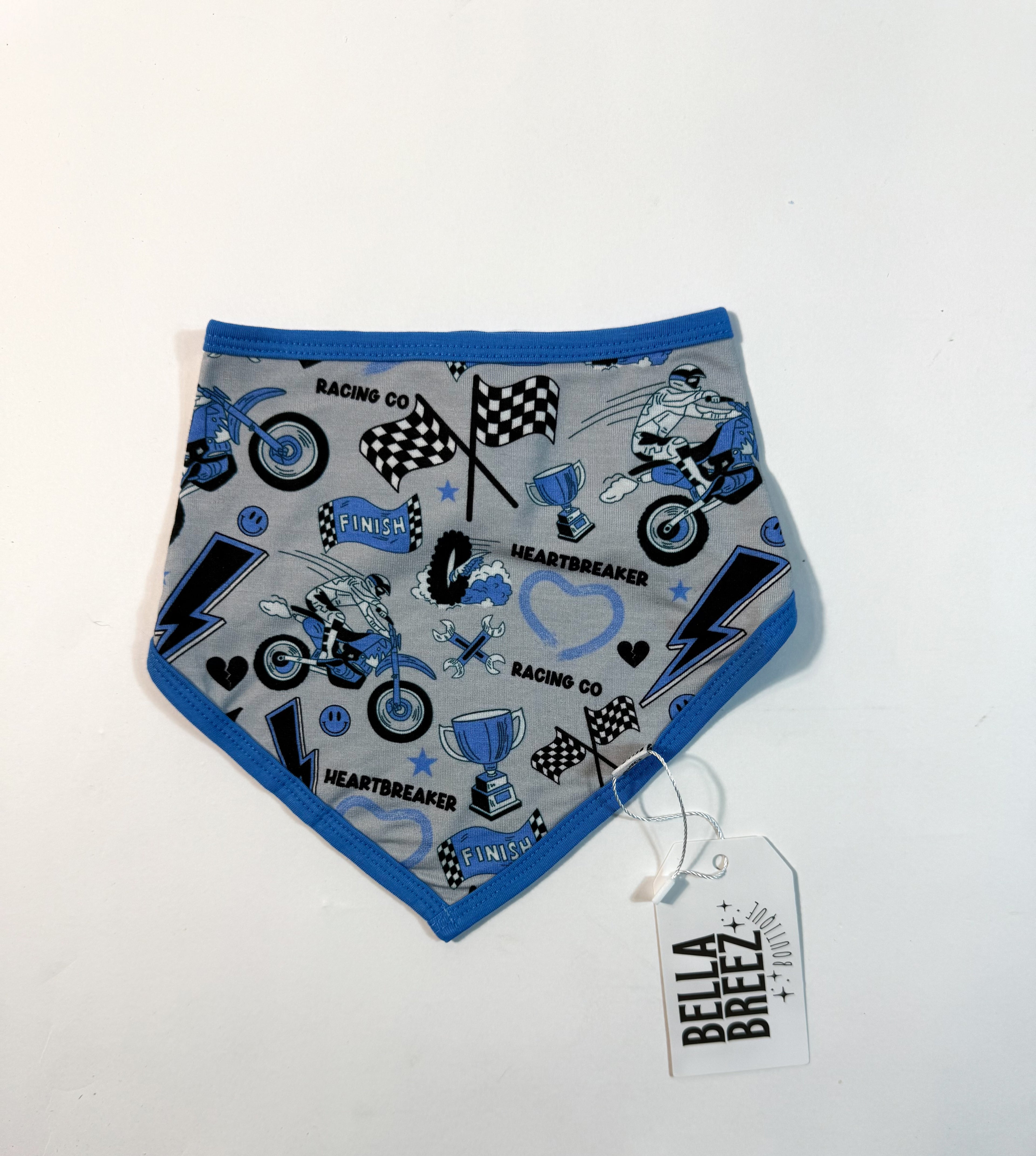 BLUE Heartbreaker Racing Co Bamboo Bib (FINAL SALE)