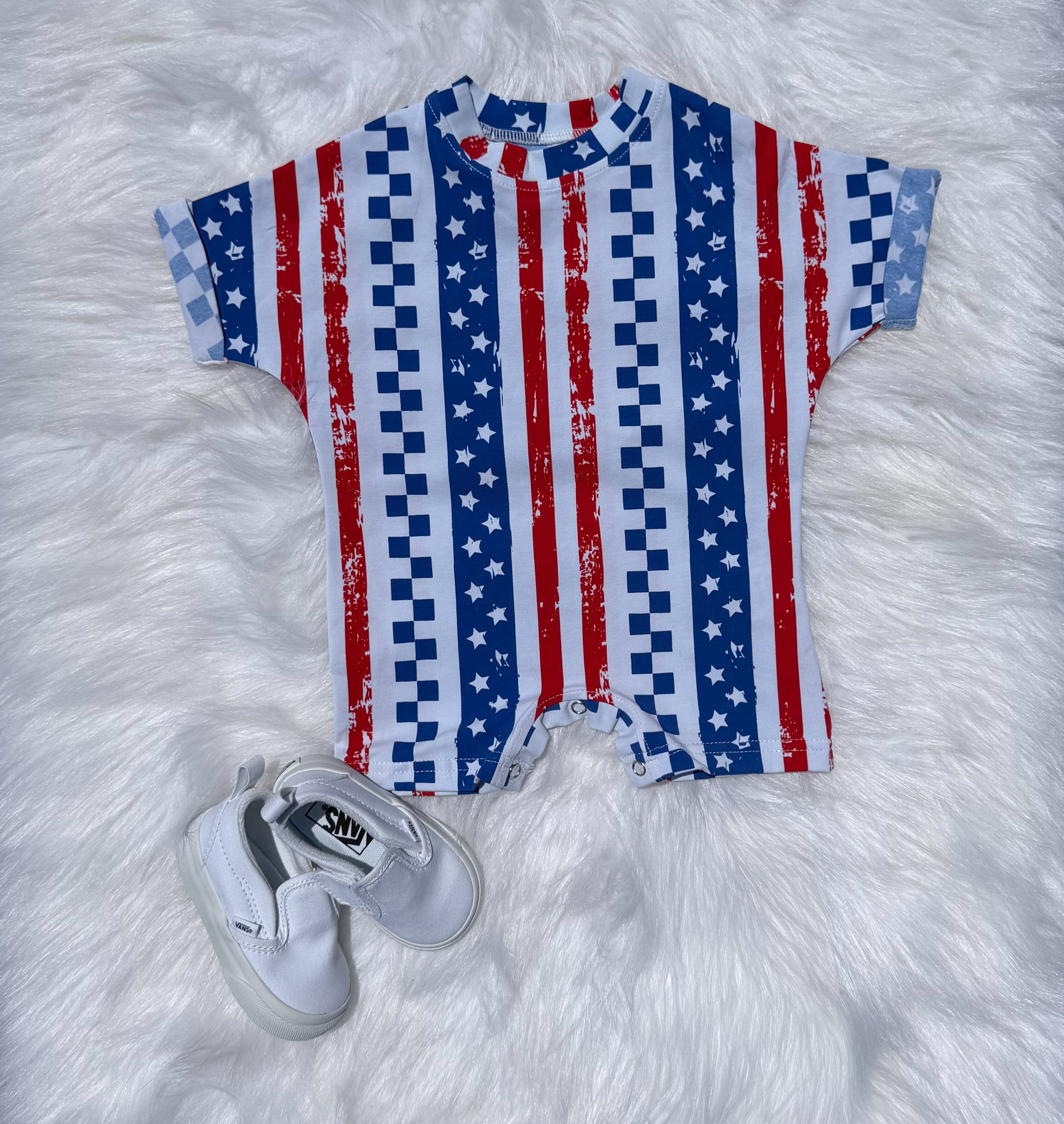 Red, White & Revved Up Romper