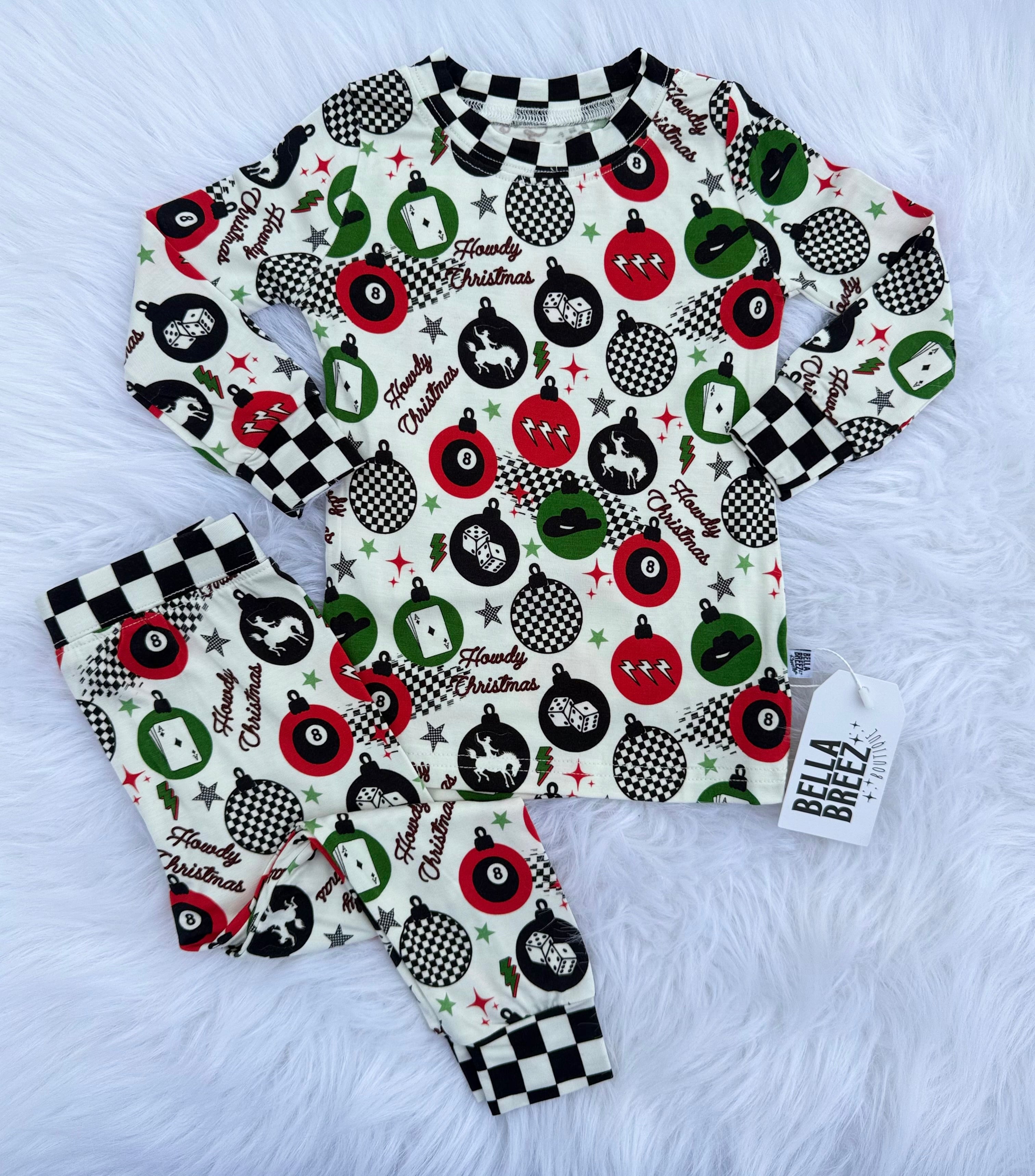 Holly Jolly Rodeo Bamboo Set (FINAL SALE)