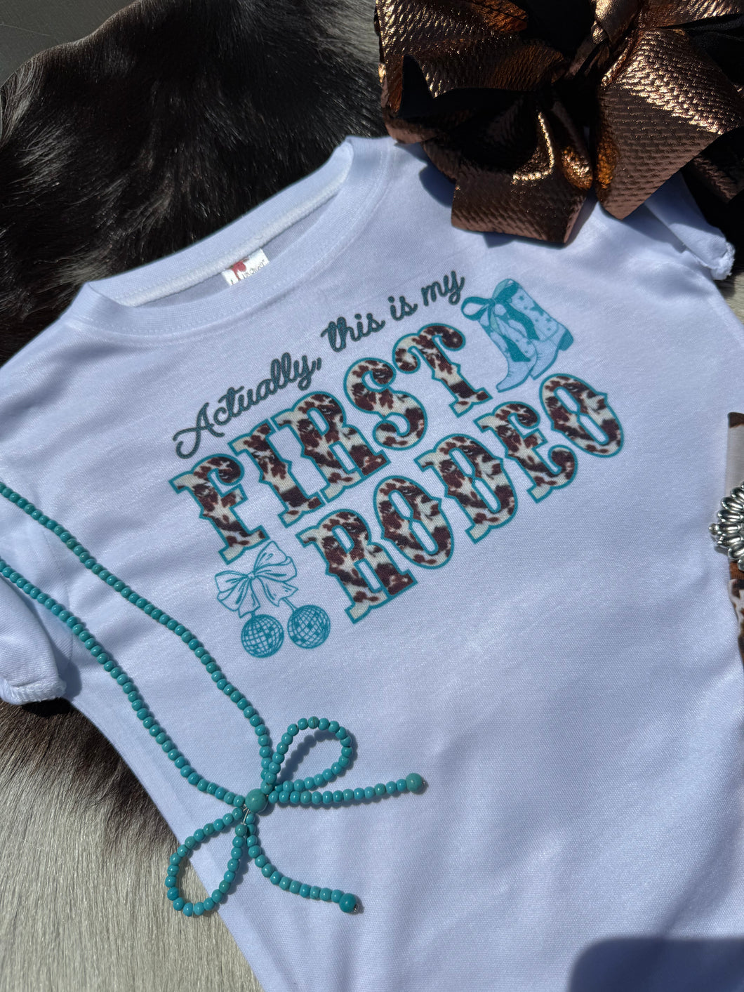 First Rodeo (Bubble, T-shirt, Onesie, Tank top)