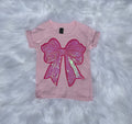Pink Sequin Bow T-Shirt