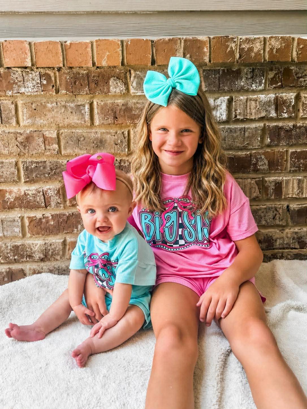 Big sis/Lil sis Scalloped Set