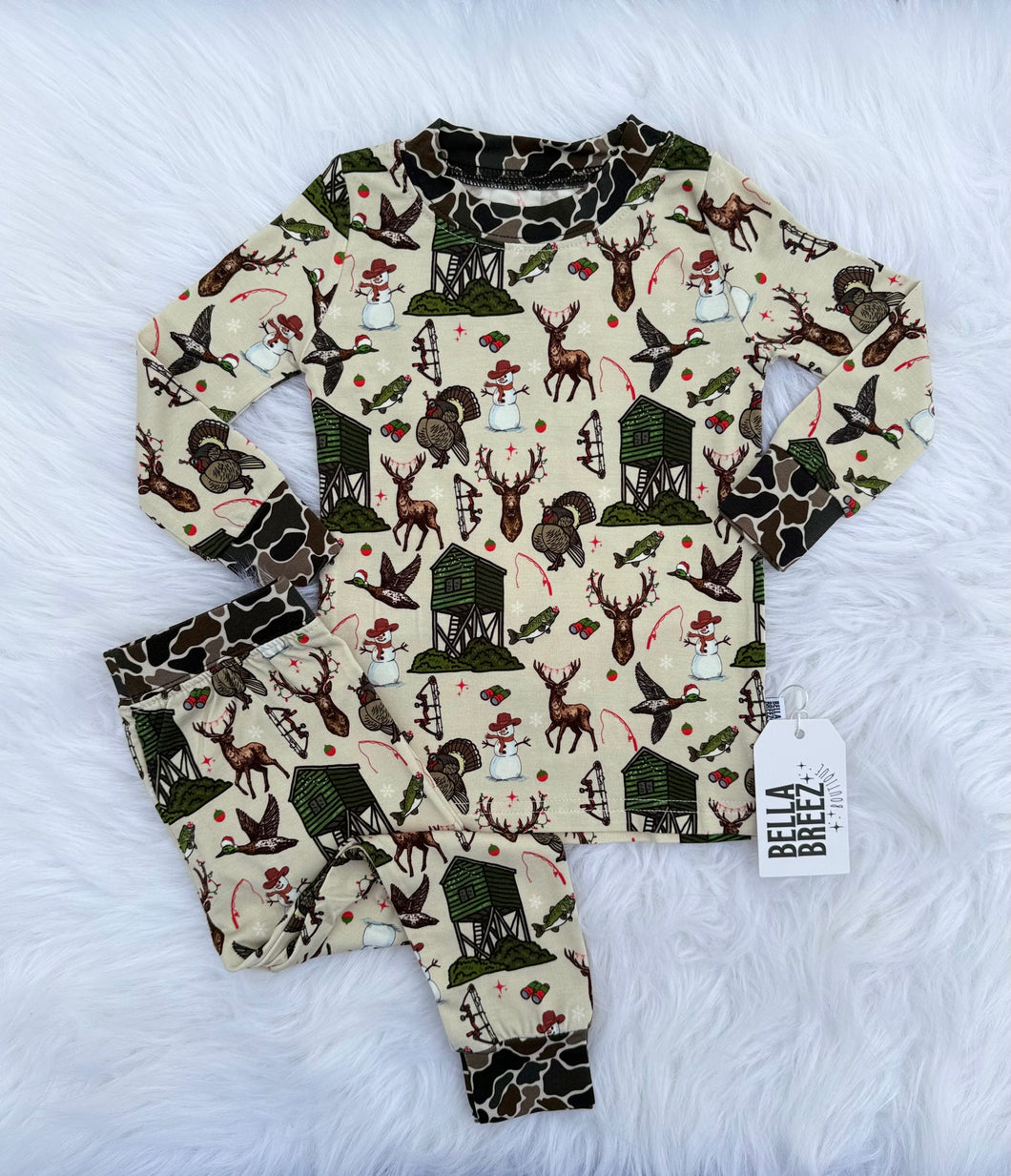 Holiday Huntin' Bamboo Set