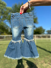 Load image into Gallery viewer, Denim Bell Bottoms
