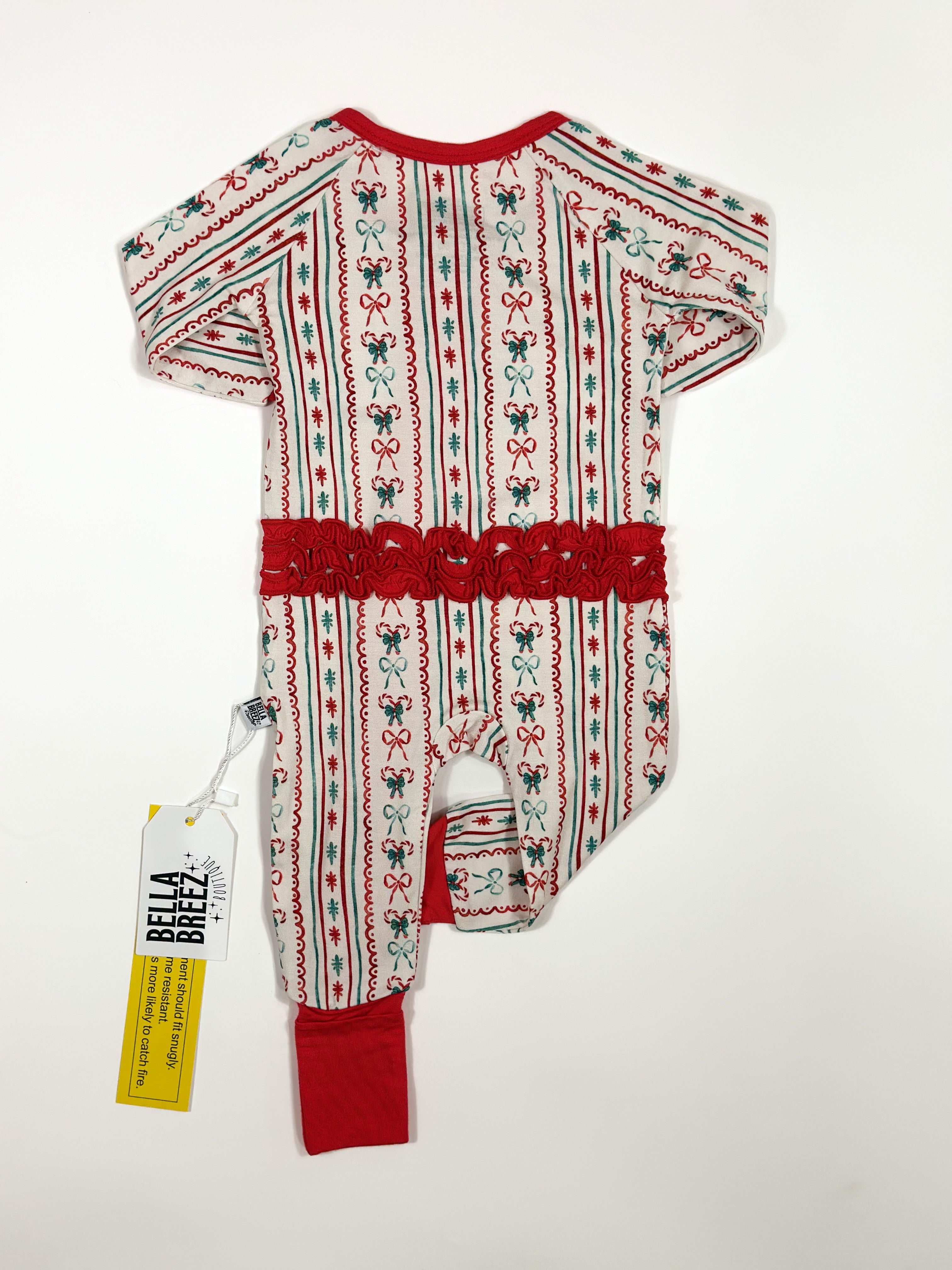 Newborn Candy Cane Christmas Bamboo Sleeper (FINAL SALE)