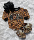 Cheetah FNL Bubble Romper