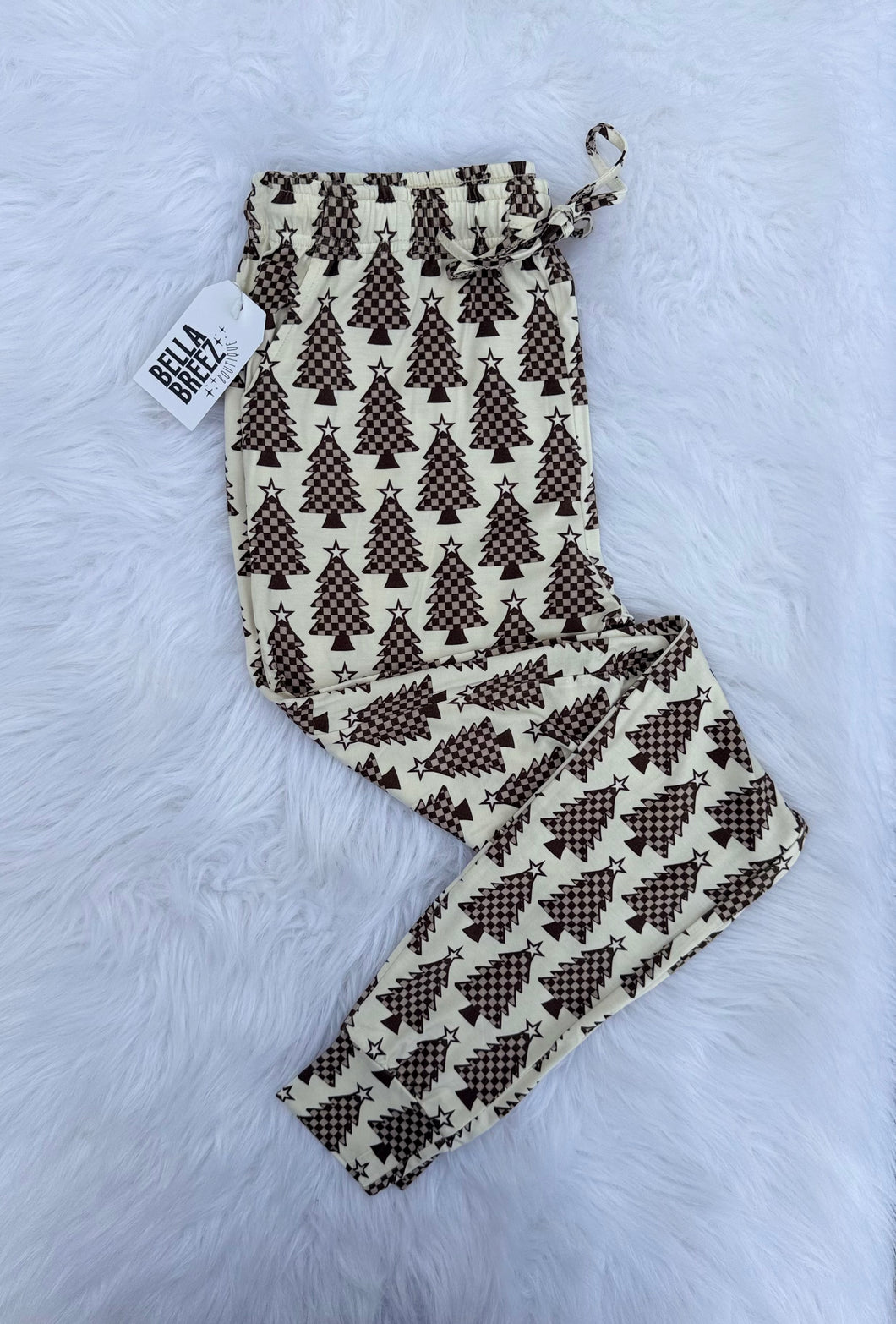 Christmas Tree Farm Adult Bamboo Joggers