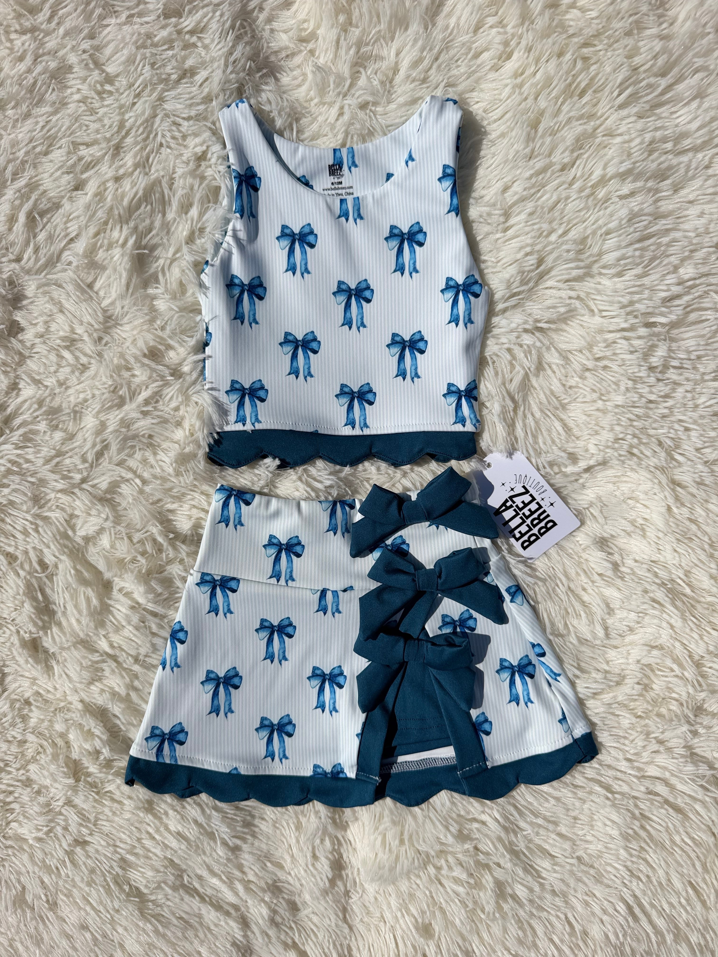 Mommy & Me Royal Ribbon Athletic Set