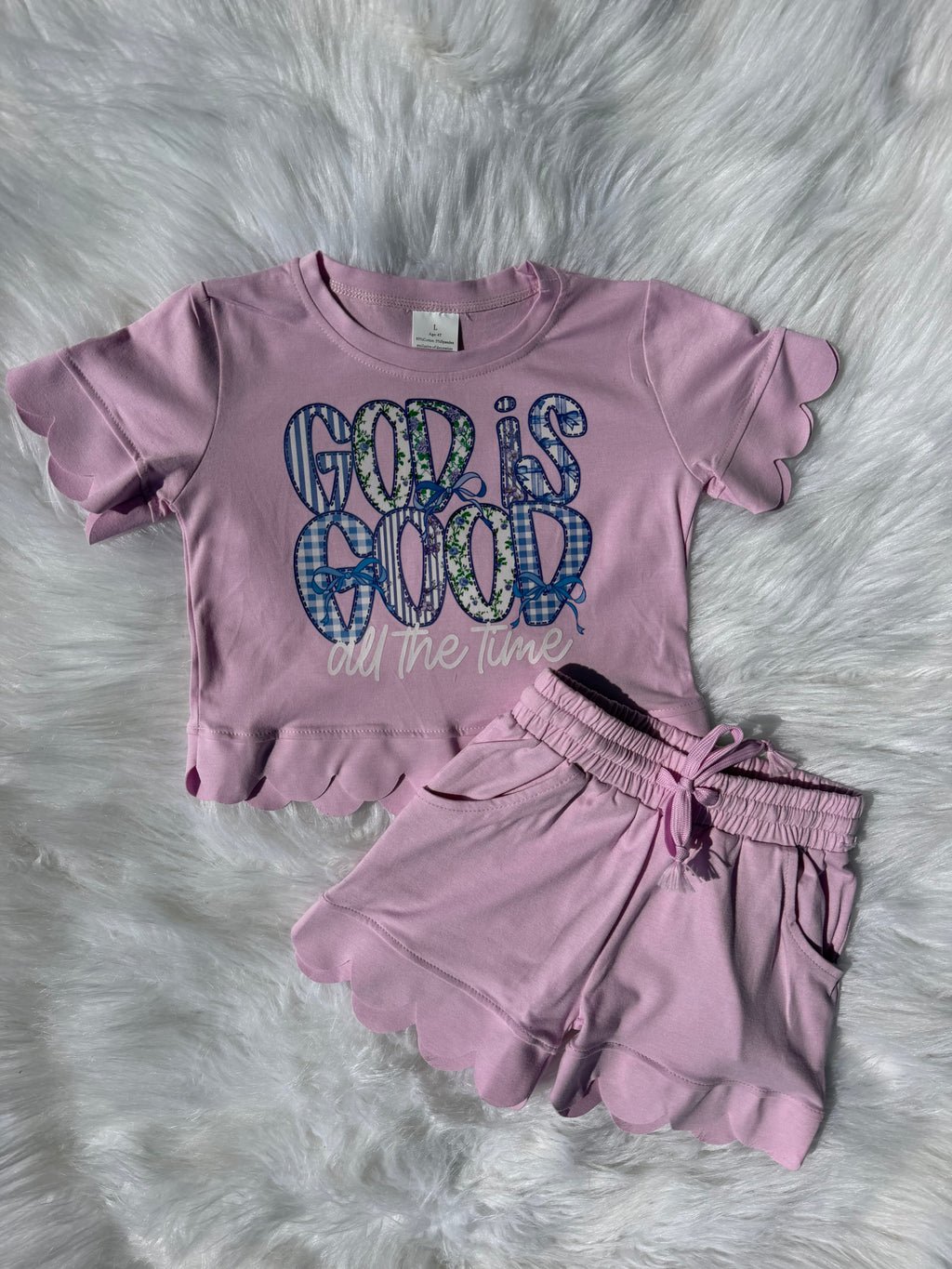 God is Good Scalloped Set