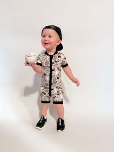 Game Day Bamboo Shortie Romper