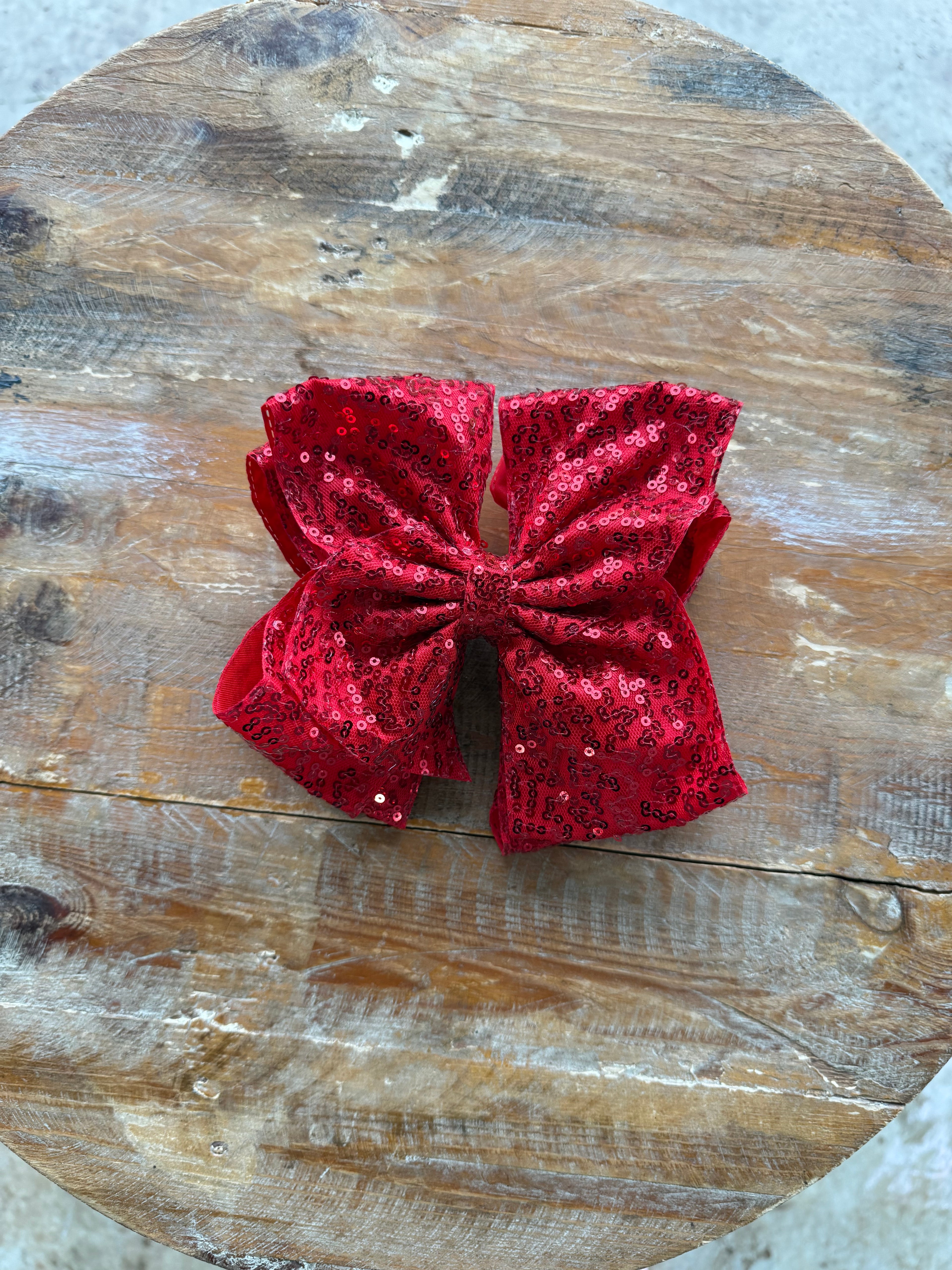 Sequin 7 inch bows (FINAL SALE)