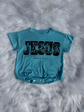 Load image into Gallery viewer, Jesus Saves bubble romper
