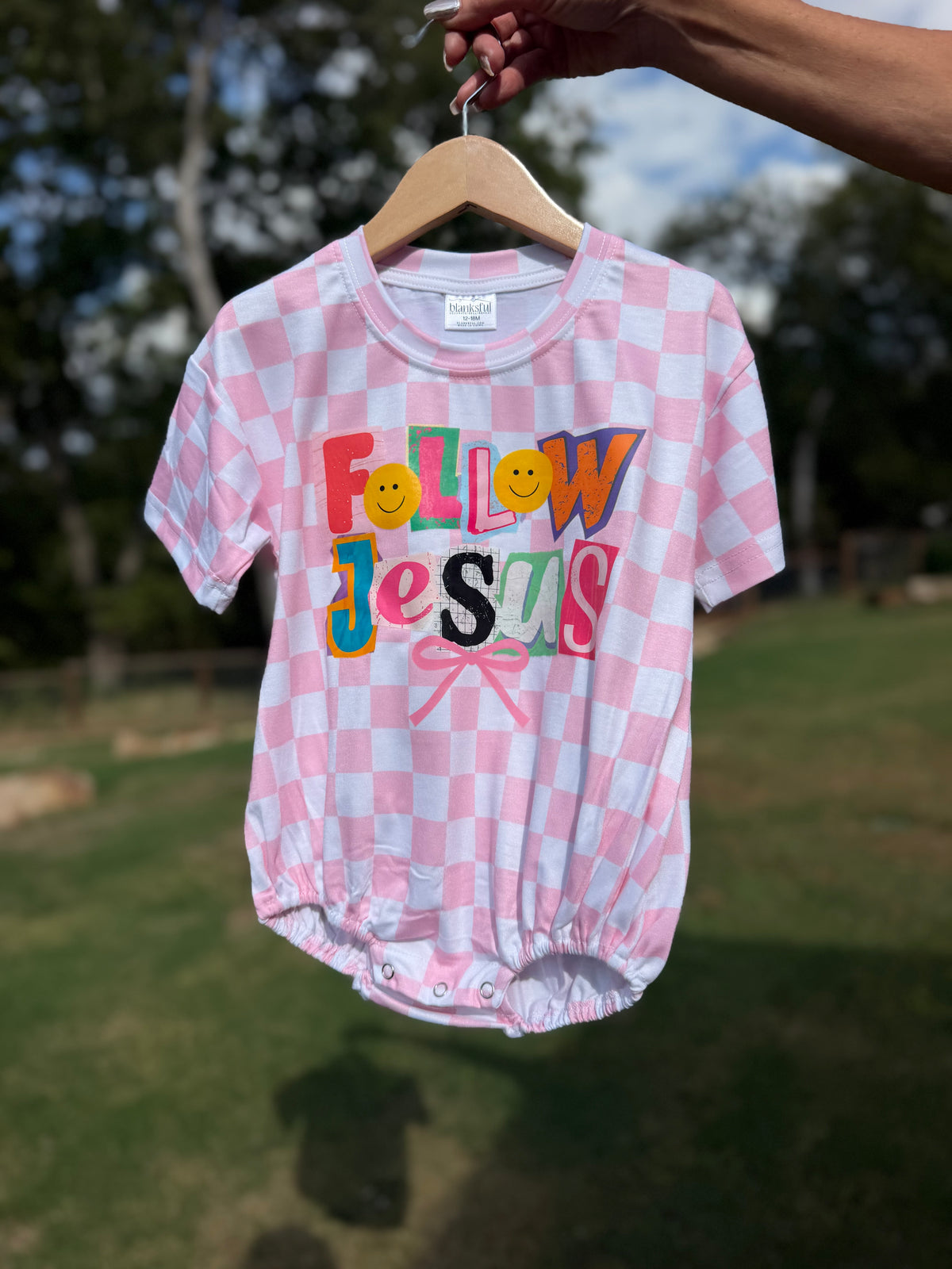 Follow Jesus Bubble Romper