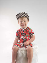 Load image into Gallery viewer, Luck Of The Draw Bamboo Shortie Romper
