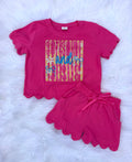 Sunshine and Jesus Scalloped Set