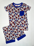Party In The USA Bamboo Sleep Short Set (FINAL SALE)